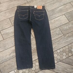 Levi's Men's Straight Jeans - Dark Blue